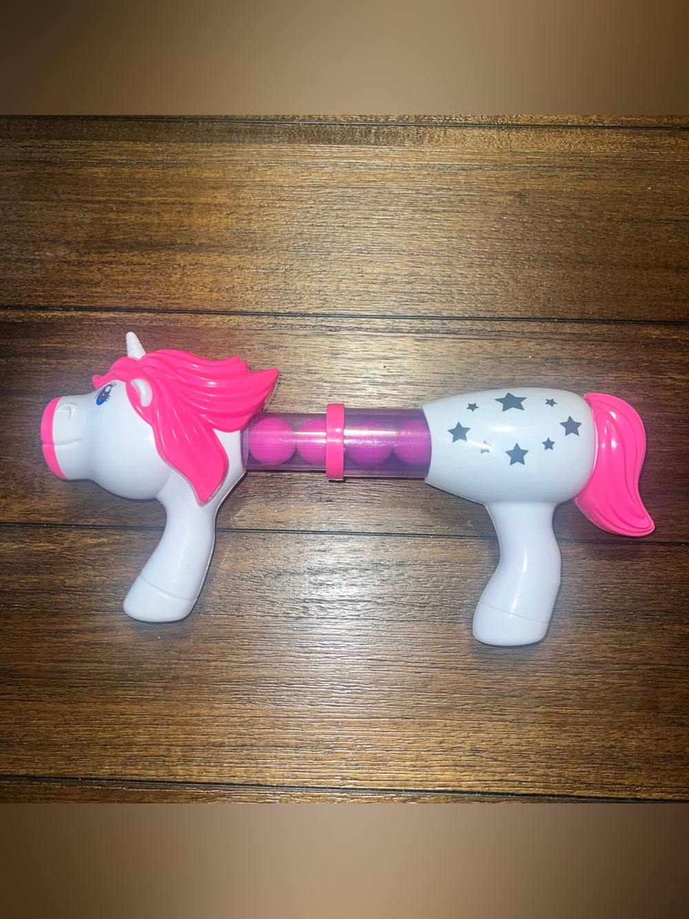 Kids Unicorn Ball Popper Toy - Pink and White